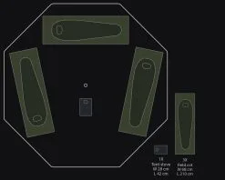 Savotta FDF 10 Tent -Sacs De Couchage Soldes tente savotta fdf 10 tent 14