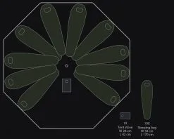 Savotta FDF 10 Tent -Sacs De Couchage Soldes tente savotta fdf 10 tent 18