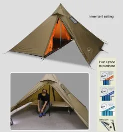 Luxe Outdoor Mini Peak XL -Sacs De Couchage Soldes tipi luxe outdoor mini peak xl 04